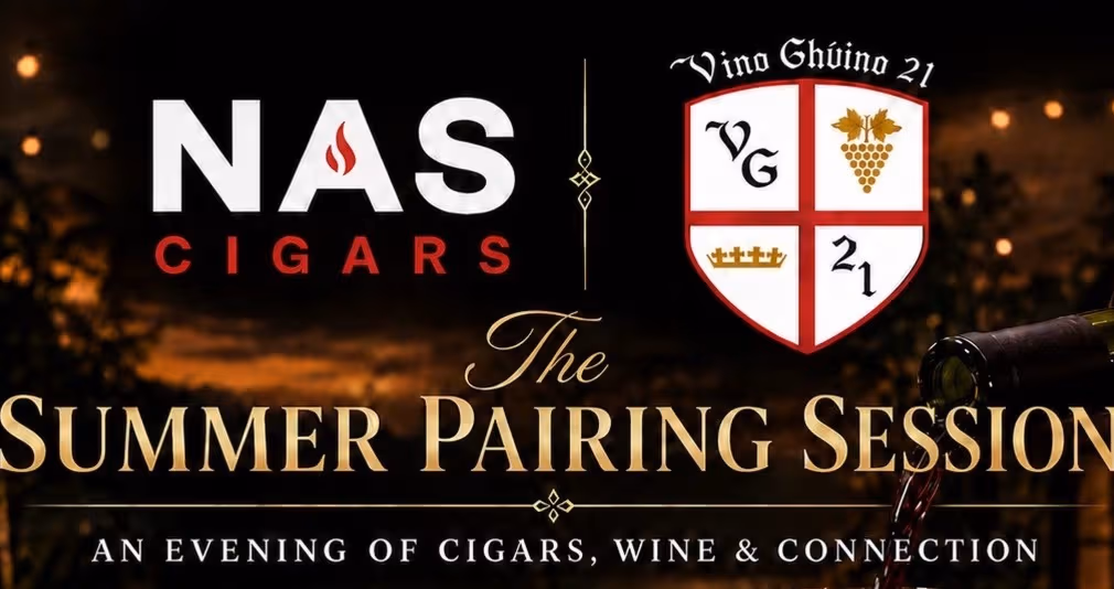 The Summer Pairing Session: An Evening of Cigars, Wine & Connection